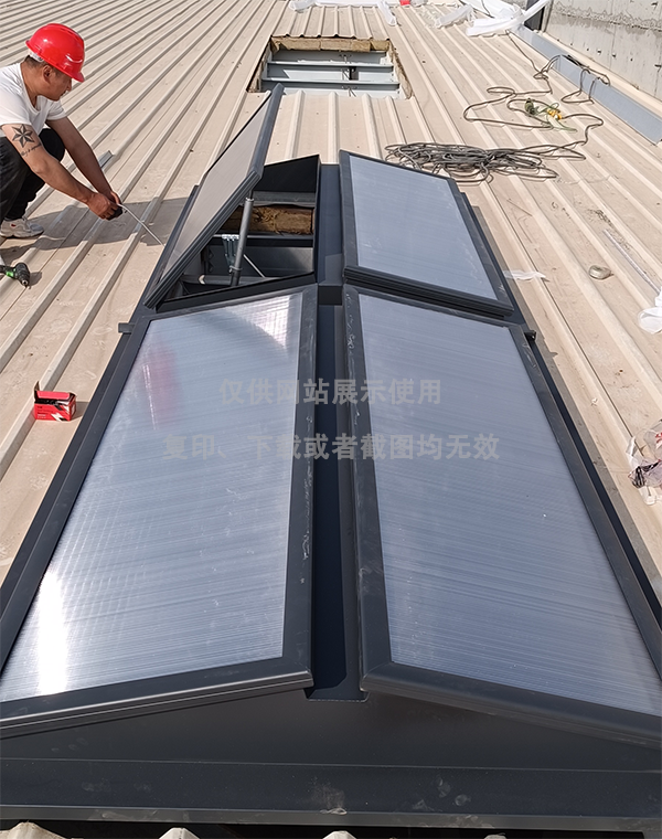 兰州王老吉生产车间疏勒排烟天窗