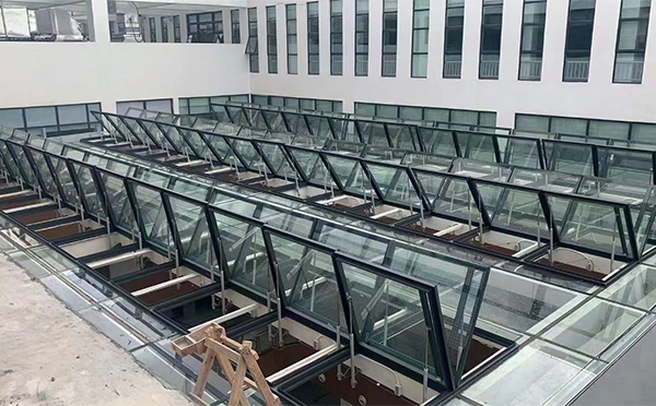 百安科技有限公司近期疏勒排烟窗项目案例分享