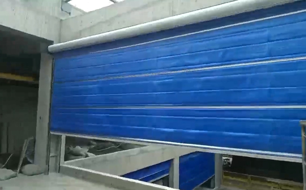 大型物流园区完成疏勒防火门整体安装工程